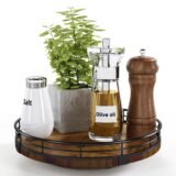 Farmhouse Oak 9″ Lazy Susan Turntable Organizer Review: A Stylish, Smooth-Spinning Kitchen Upgrade
