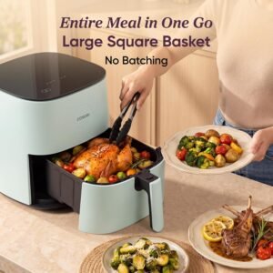 Cosori Air Fryer Pro LE 5 Qt with 20PCS Paper Liners, 9 Functions, Green Green 5 QT