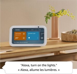 Amazon Echo Show 5 (newest model), Smart display with deeper bass and clearer sound, Designed for Alexa+, Charcoal