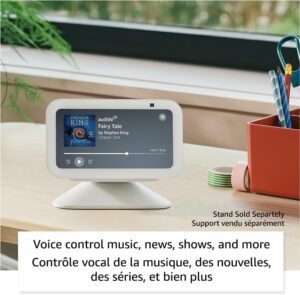Amazon Echo Show 5 (newest model), Smart display with deeper bass and clearer sound, Designed for Alexa+, Charcoal